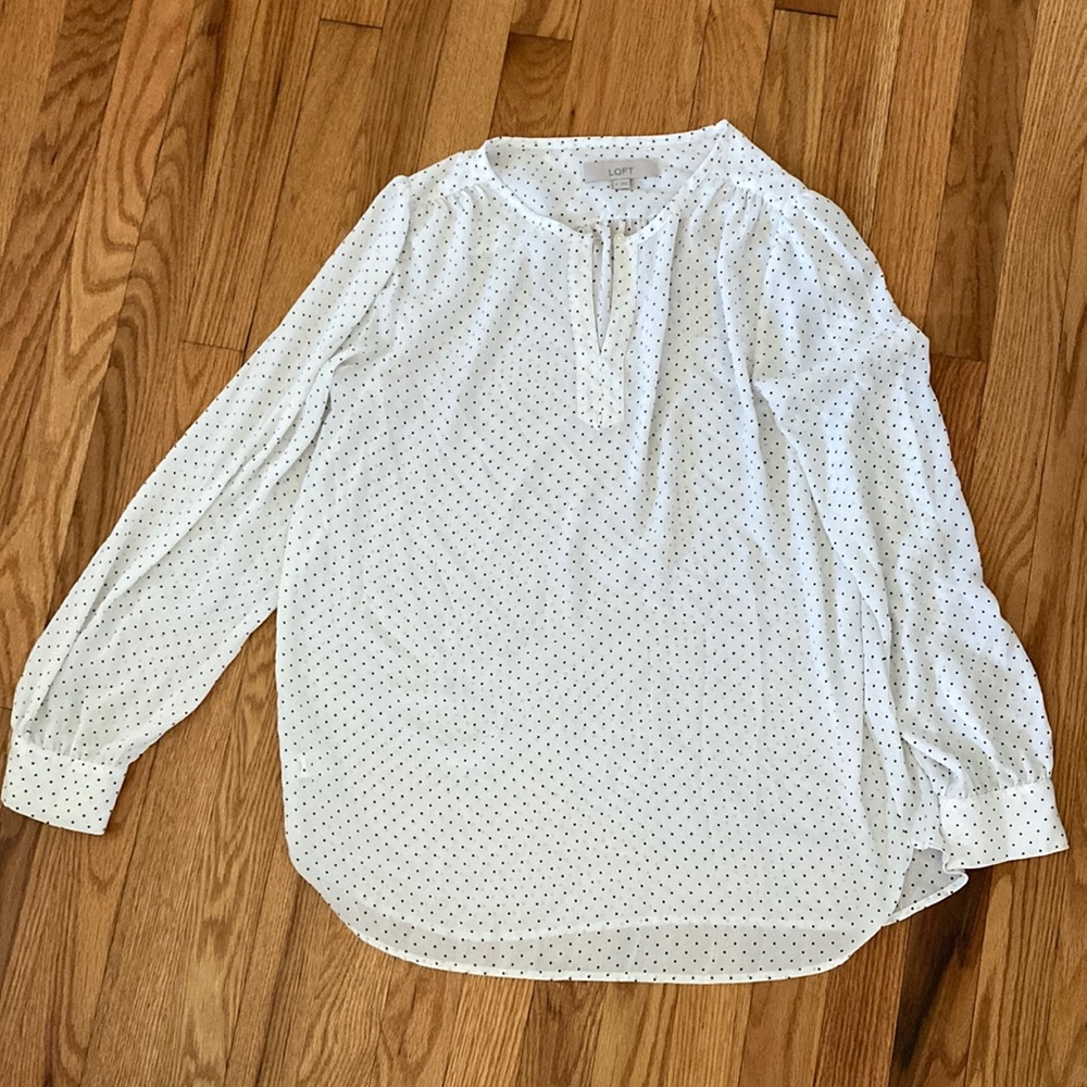 Loft Polka Dot Blouse